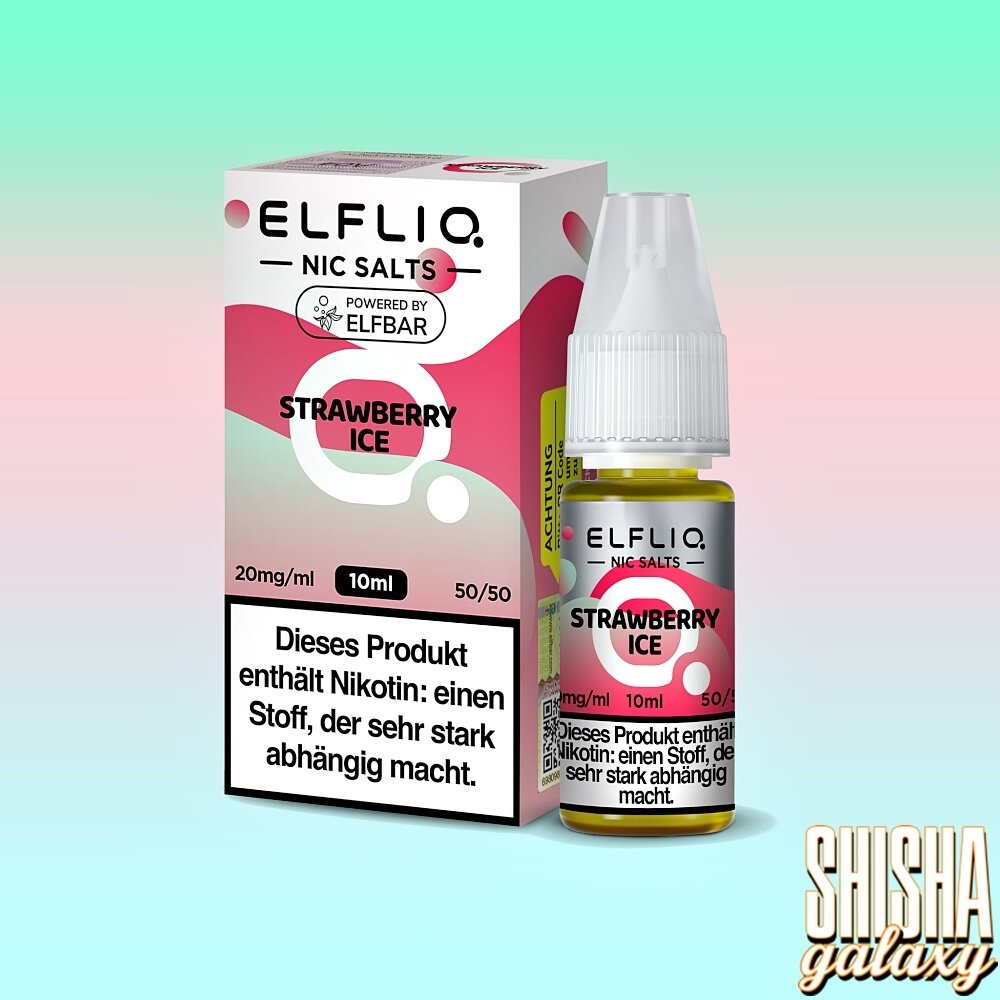 Elfliq ELFLIQ / Elfbar - Strawberry Ice - E-Liquid - Nikotin 10 mg/ml Elfliq ELFLIQ / Elfbar - Strawberry Ice - E-Liquid - Nikotin 10 mg/ml