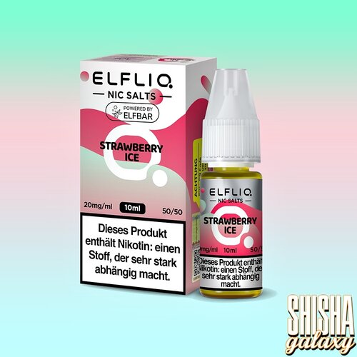 Elfliq ELFLIQ by Elf Bar - Strawberry Ice - Liquid - Nikotin 10 mg/ml