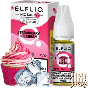 Elfliq Strawberry Ice Cream - E-Liquid - Nikotin 10 mg/ml Elfliq Strawberry Ice Cream - E-Liquid - Nikotin 10 mg/ml