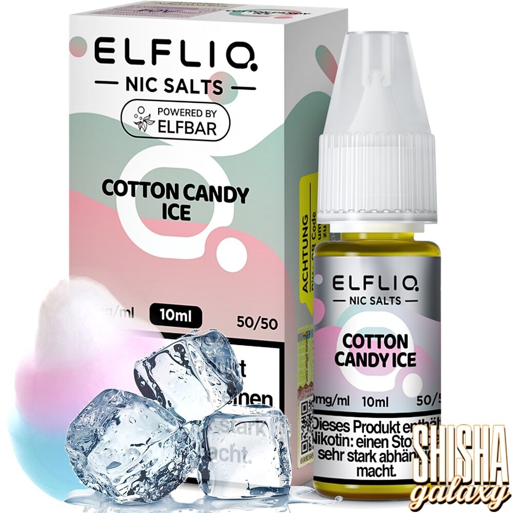 Elfliq ELFLIQ / Elfbar - Cotton Candy Ice - E-Liquid - Nikotin 20 mg/ml Elfliq ELFLIQ / Elfbar - Cotton Candy Ice - E-Liquid - Nikotin 20 mg/ml