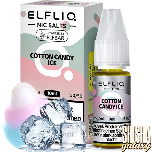 Elfliq ELFLIQ by Elf Bar - Cotton Candy Ice - Liquid - Nikotin 20 mg/ml