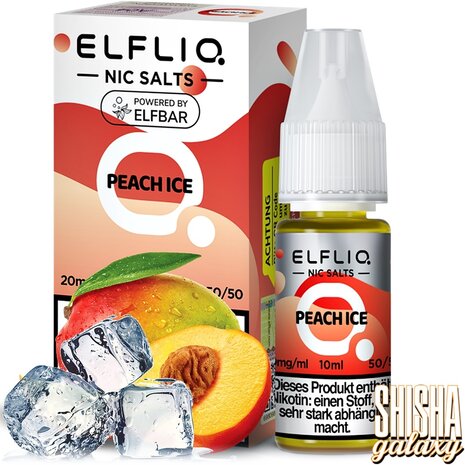 Elfliq ELFLIQ / Elfbar - Peach Ice - E-Liquid - Nikotin 20 mg/ml Elfliq ELFLIQ / Elfbar - Peach Ice - E-Liquid - Nikotin 20 mg/ml