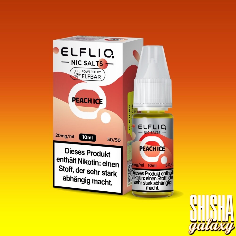 Elfliq ELFLIQ / Elfbar - Peach Ice - E-Liquid - Nikotin 20 mg/ml Elfliq ELFLIQ / Elfbar - Peach Ice - E-Liquid - Nikotin 20 mg/ml