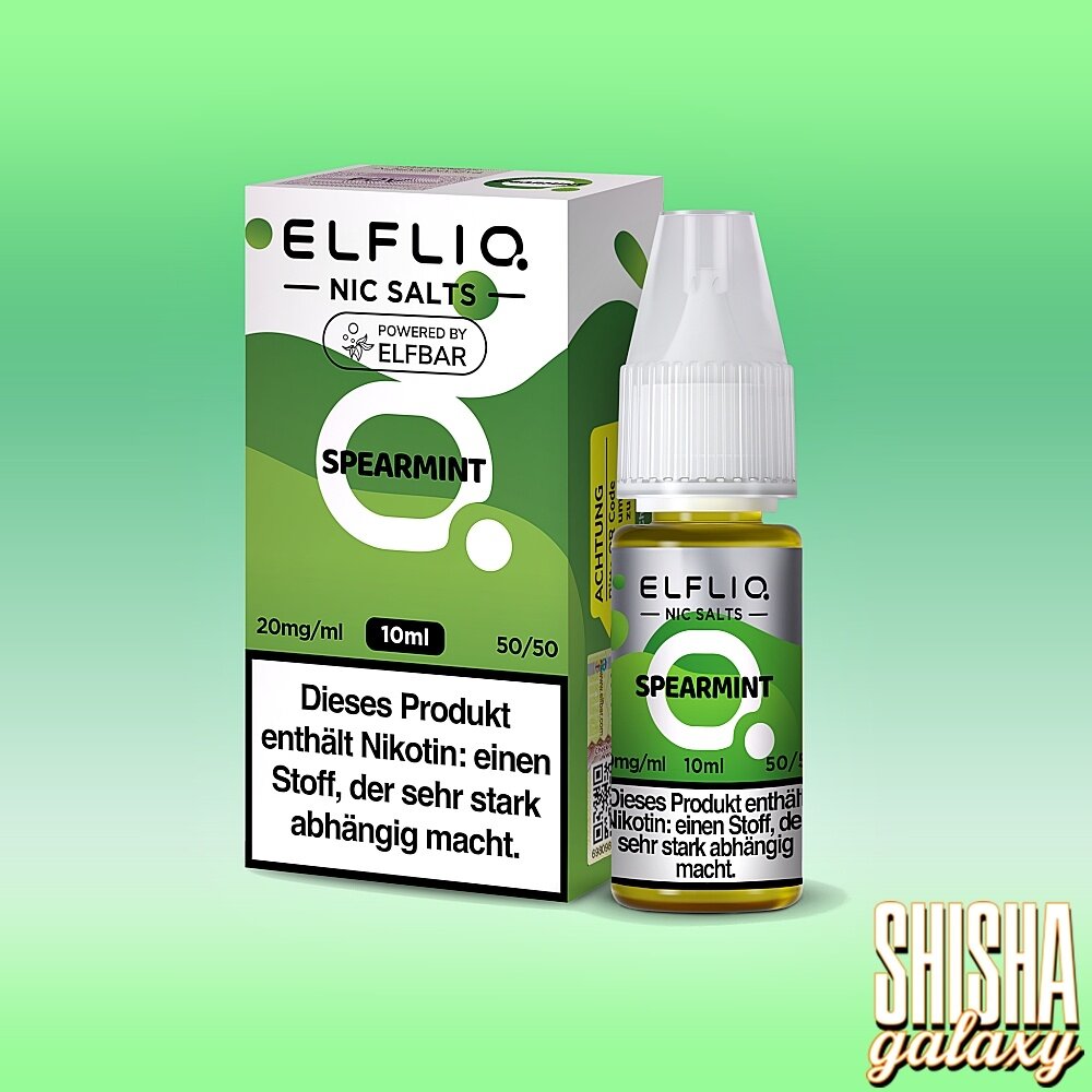 Elfliq ELFLIQ / Elfbar - Spearmint - E-Liquid - Nikotin 20 mg/ml Elfliq ELFLIQ / Elfbar - Spearmint - E-Liquid - Nikotin 20 mg/ml
