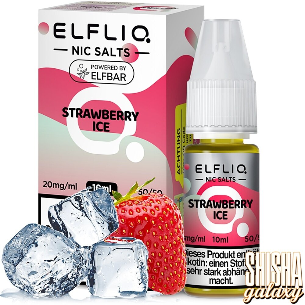Elfliq ELFLIQ / Elfbar - Strawberry Ice - E-Liquid - Nikotin 20 mg/ml Elfliq ELFLIQ / Elfbar - Strawberry Ice - E-Liquid - Nikotin 20 mg/ml
