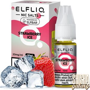 Elfliq Strawberry Ice - E-Liquid - Nikotin 20 mg/ml Elfliq Strawberry Ice - E-Liquid - Nikotin 20 mg/ml