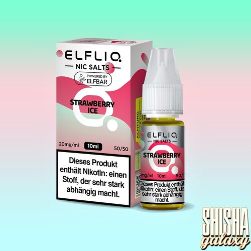 Elfliq ELFLIQ by Elf Bar - Strawberry Ice - Liquid - Nikotin 20 mg/ml