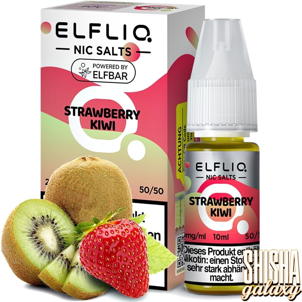 Elfliq ELFLIQ / Elfbar - Strawberry Kiwi - E-Liquid - Nikotin 20 mg/ml Elfliq ELFLIQ / Elfbar - Strawberry Kiwi - E-Liquid - Nikotin 20 mg/ml