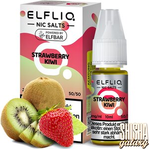 Elfliq Strawberry Kiwi - Liquid - Nikotin 20 mg/ml