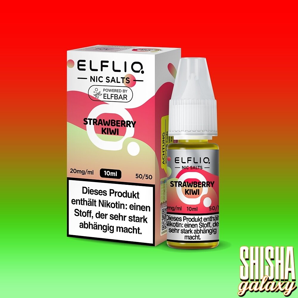 Elfliq ELFLIQ / Elfbar - Strawberry Kiwi - E-Liquid - Nikotin 20 mg/ml Elfliq ELFLIQ / Elfbar - Strawberry Kiwi - E-Liquid - Nikotin 20 mg/ml