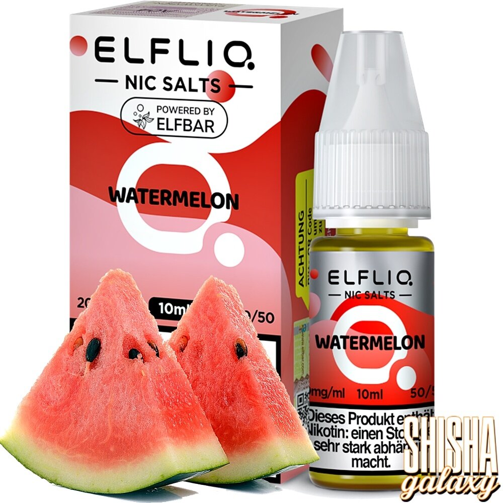Elfliq ELFLIQ / Elfbar - Watermelon - E-Liquid - Nikotin 20 mg/ml Elfliq ELFLIQ / Elfbar - Watermelon - E-Liquid - Nikotin 20 mg/ml