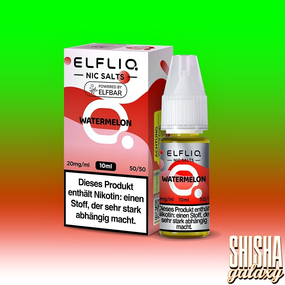 Elfliq ELFLIQ / Elfbar - Watermelon - E-Liquid - Nikotin 20 mg/ml Elfliq ELFLIQ / Elfbar - Watermelon - E-Liquid - Nikotin 20 mg/ml