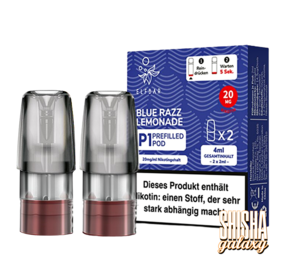 Elfbar P1 - Mate 500 - Blue Razz Lemonade - Liquid Pod - Nikotin 20 mg - 2er Pack Elfbar P1 - Mate 500 - Blue Razz Lemonade - Liquid Pod - Nikotin 20 mg - 2er Pack