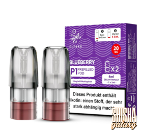 Elfbar P1 - Mate 500 - Blueberry - Liquid Pod - Nikotin 20 mg - 2er Pack Elfbar P1 - Mate 500 - Blueberry - Liquid Pod - Nikotin 20 mg - 2er Pack