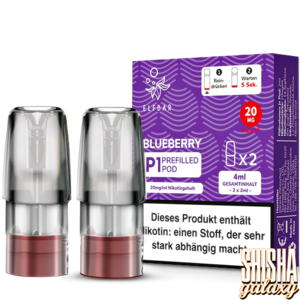 Elf Bar Mate 500 - Blueberry - Liquid Pod - Nikotin 20 mg - 2er Pack