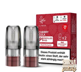 Elfbar P1 - Mate 500 - Cherry Cola - Liquid Pod - Nikotin 20 mg - 2er Pack Elfbar P1 - Mate 500 - Cherry Cola - Liquid Pod - Nikotin 20 mg - 2er Pack