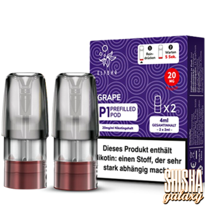 Elf Bar Mate 500 - Grape - Liquid Pod - Nikotin 20 mg - 2er Pack