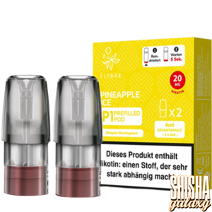 Elf Bar P1 - Mate 500 - Pineapple Ice - Liquid Pod - Nikotin 20 mg - 2er Pack Elf Bar P1 - Mate 500 - Pineapple Ice - Liquid Pod - Nikotin 20 mg - 2er Pack