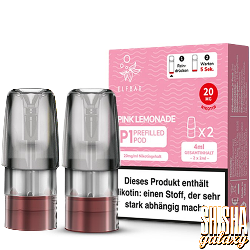 Elfbar Elfbar - P1 - Mate 500 - Pink Lemonade - Liquid Pod - 2 ml - Nikotin 20 mg - 2er Pack (4ml) Elfbar Elfbar - P1 - Mate 500 - Pink Lemonade - Liquid Pod - 2 ml - Nikotin 20 mg - 2er Pack (4ml)