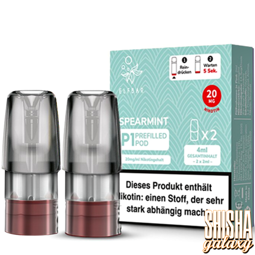 Elf Bar Mate 500 - Spearmint - Liquid Pod - Nikotin 20 mg - 2er Pack
