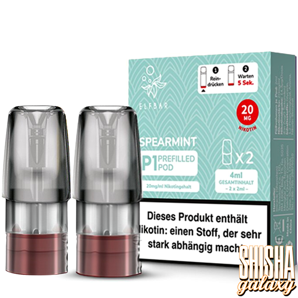 Elfbar - P1 - Mate 500 - Spearmint - Liquid Pod - Nikotin 20 mg - 4ml
