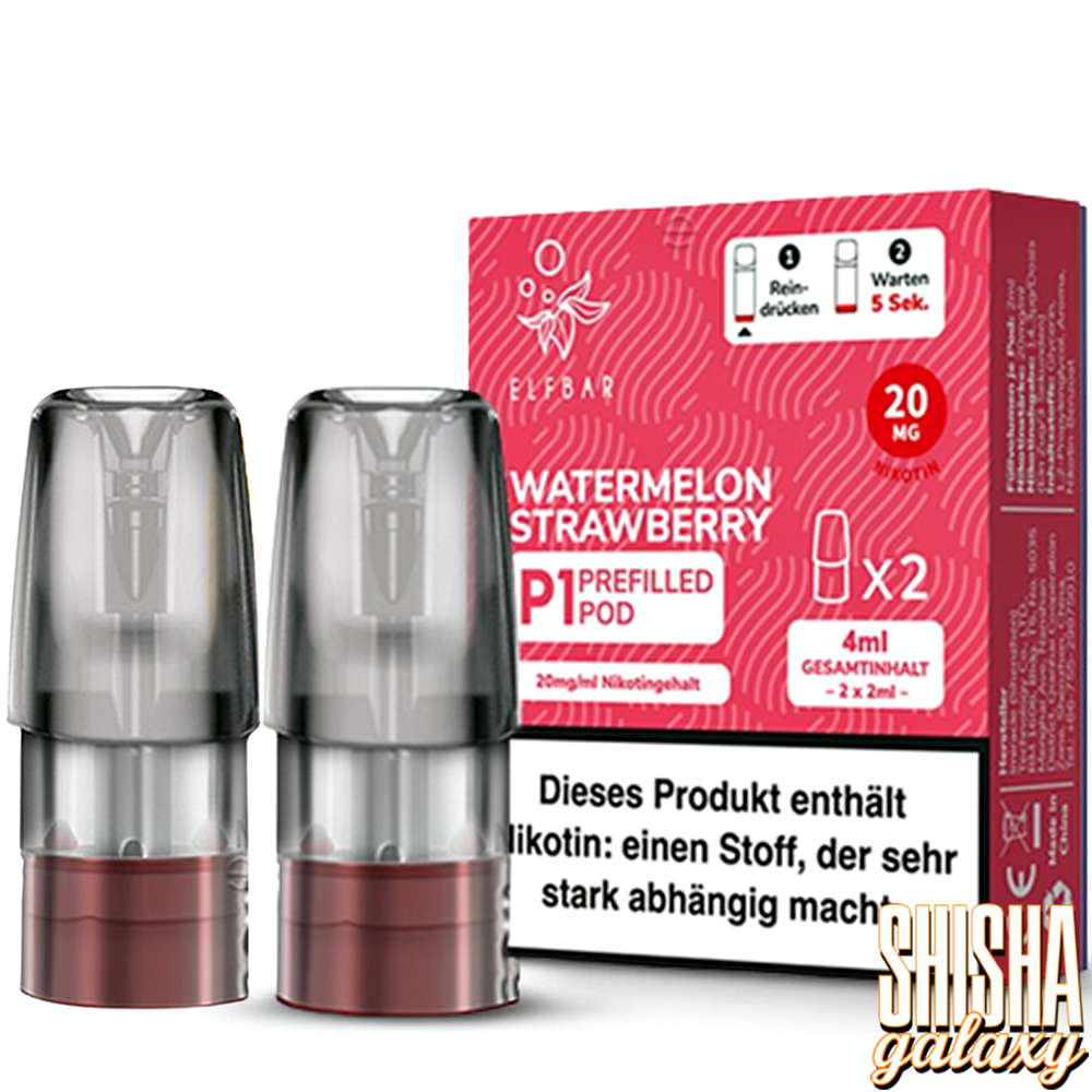 Elfbar Pods Wassermelone Elfbar - P1 - Mate 500 - Watermelon Strawberry -  Liquid Pod