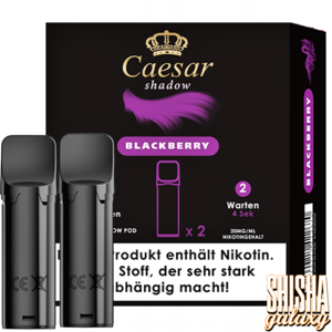 Caesar Blackberry - Liquid Pod - Nikotin 20 mg - 2er Pack