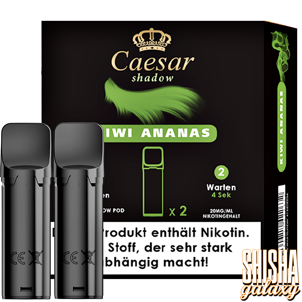 Caesar Caesar Shadow - Kiwi Ananas - Liquid Pod - 2 ml - Nikotin 20 mg - 2er Pack (4ml)