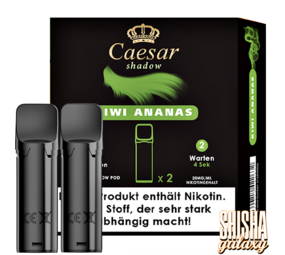 Caesar Kiwi Ananas - Liquid Pod - Nikotin 20 mg - 2er Pack Caesar Kiwi Ananas - Liquid Pod - Nikotin 20 mg - 2er Pack