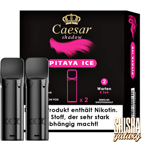 Caesar Caesar Shadow - Pitaya Ice - Liquid Pod - 2 ml - Nikotin 20 mg - 2er Pack (4ml) Caesar Caesar Shadow - Pitaya Ice - Liquid Pod - 2 ml - Nikotin 20 mg - 2er Pack (4ml)