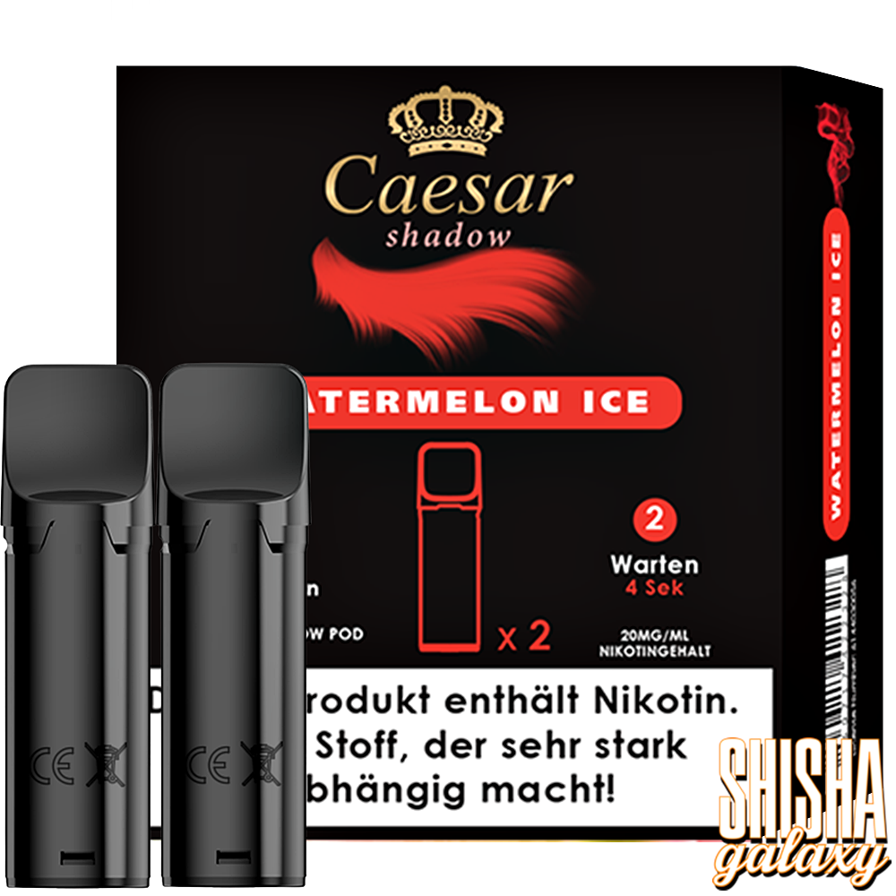 Caesar Caesar Shadow - Watermelon Ice - Liquid Pod - 2 ml - Nikotin 20 mg - 2er Pack (4ml)