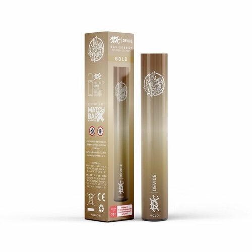 187 Strassenbande 187 Strassenbande - Prefilled Pod Kit - Akku 500 mAh - Gold (Wiederaufladbare Mehrweg E-Zigarette)