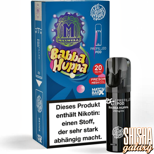 187 Strassenbande 187 Strassenbande - Babba Huppa - Liquid Pod - 2 ml - Nikotin 20 mg - 10er Pack