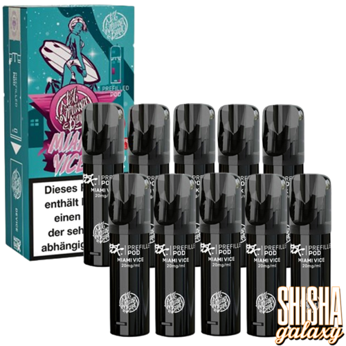 187 Strassenbande 187 Strassenbande - Miami Vice - Liquid Pod - 2 ml - Nikotin 20 mg - 10er Pack