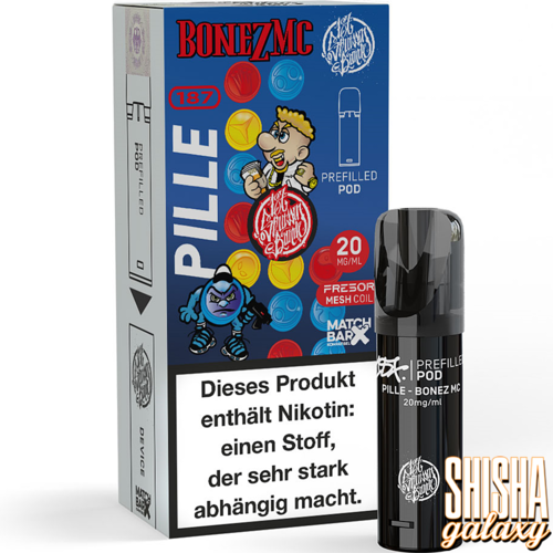 187 Strassenbande Bonez MC Pille - Liquid Pod - Nikotin 20 mg