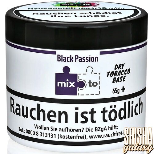 Mixto Black Passion (65g) - Pfeifentabak
