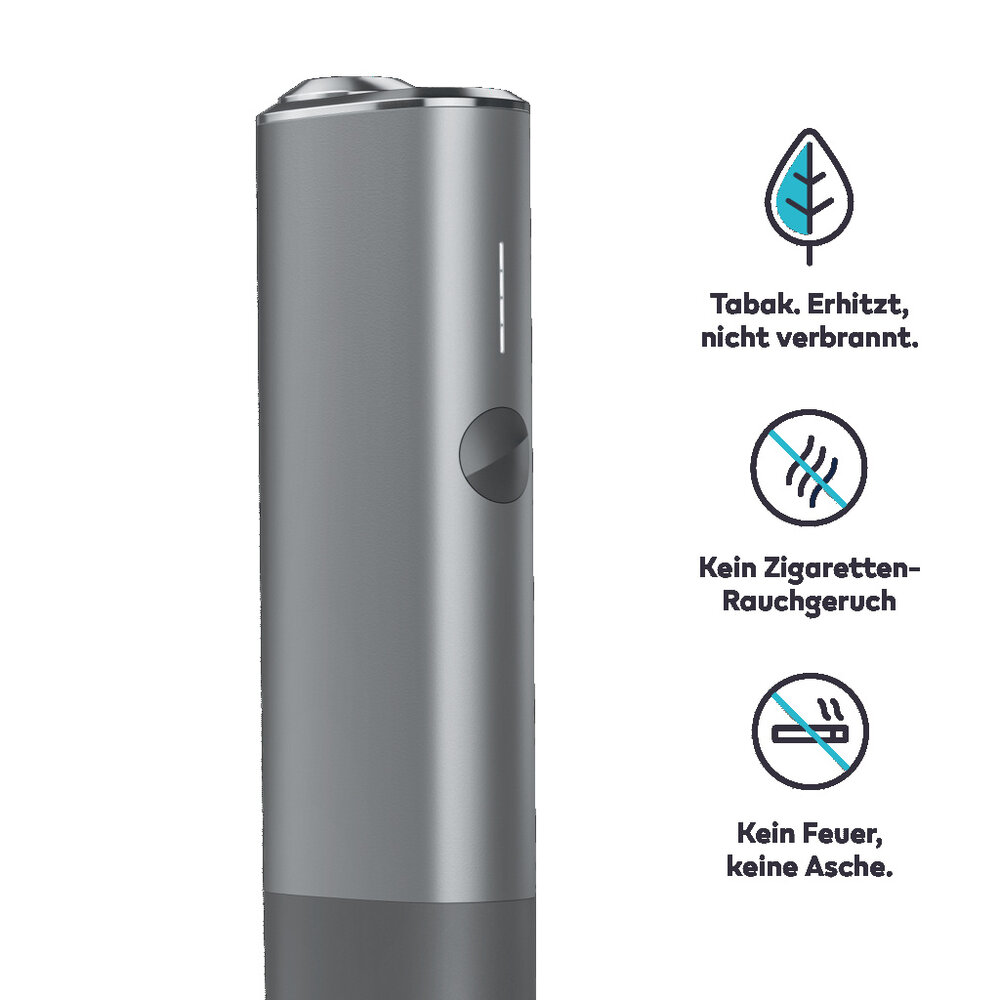 Iqos Iqos - Iluma One - Kit Pebble - Gray- inkl. USB-Ladekabel & USB-Netzteil Iqos Iqos - Iluma One - Kit Pebble - Gray- inkl. USB-Ladekabel & USB-Netzteil