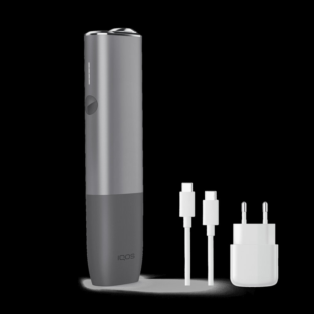 Iqos Iqos - Iluma One - Kit Pebble - Gray- inkl. USB-Ladekabel & USB-Netzteil Iqos Iqos - Iluma One - Kit Pebble - Gray- inkl. USB-Ladekabel & USB-Netzteil