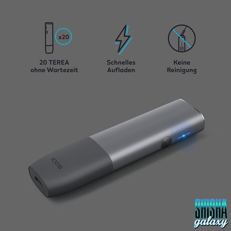 Iqos Iqos - Iluma One - Kit Pebble - Gray- inkl. USB-Ladekabel & USB-Netzteil Iqos Iqos - Iluma One - Kit Pebble - Gray- inkl. USB-Ladekabel & USB-Netzteil