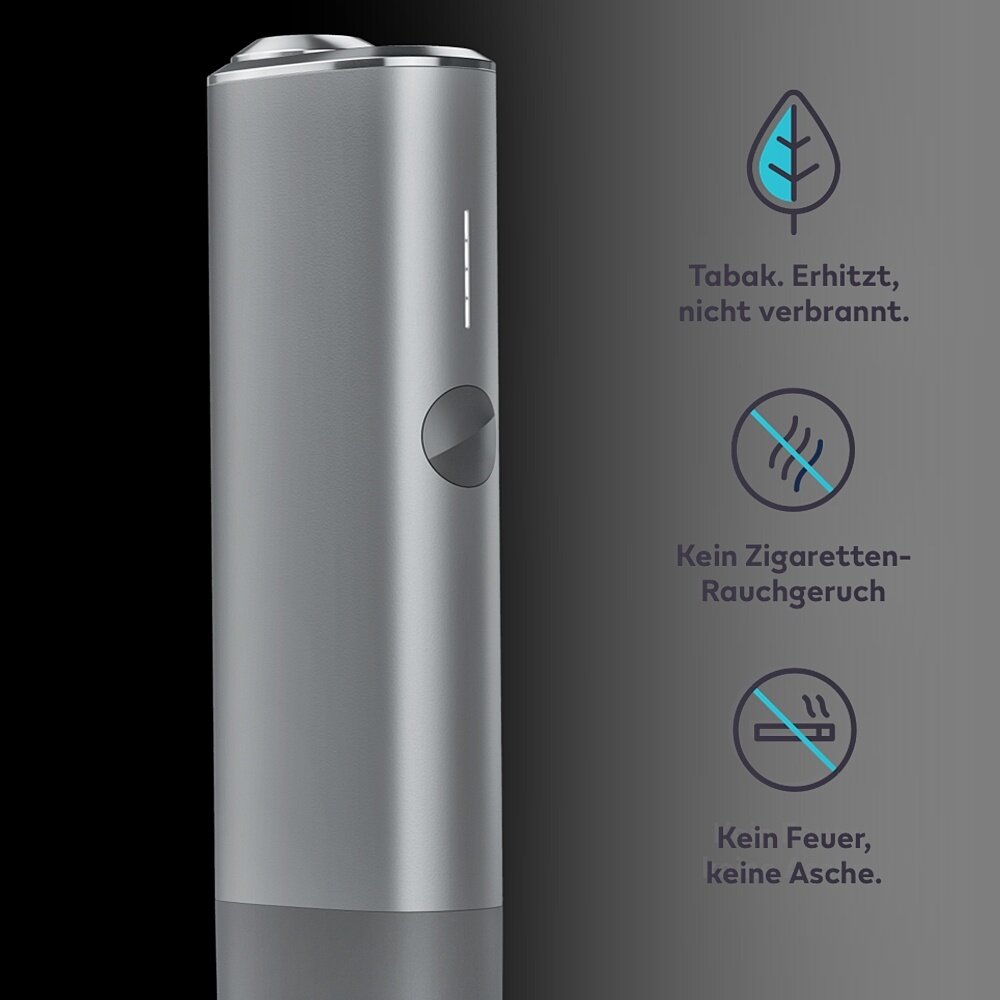 Iqos Iqos - Iluma One - Kit Pebble - Gray- inkl. USB-Ladekabel & USB-Netzteil Iqos Iqos - Iluma One - Kit Pebble - Gray- inkl. USB-Ladekabel & USB-Netzteil