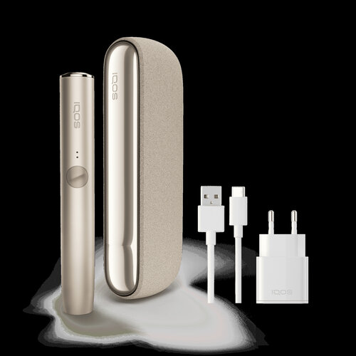 Iqos Iqos - Iluma - Kit Pebble - Beige - inkl. Pocket Charger, USB-Ladekabel & USB-Netzteil