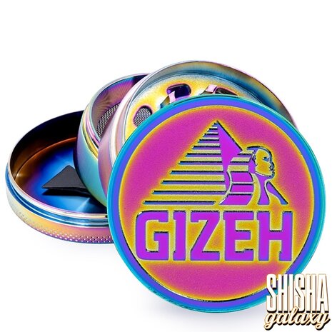Fire Flow Fire Flow - Metall Grinder - Icy Gizeh Logo - Ø 60 mm - 4 Teilig - Rainbow Fire Flow Fire Flow - Metall Grinder - Icy Gizeh Logo - Ø 60 mm - 4 Teilig - Rainbow