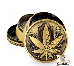 Fire Flow Metall Grinder - Geometrical Leaf - Ø 50 mm - 4 Teilig - Gold Fire Flow Metall Grinder - Geometrical Leaf - Ø 50 mm - 4 Teilig - Gold