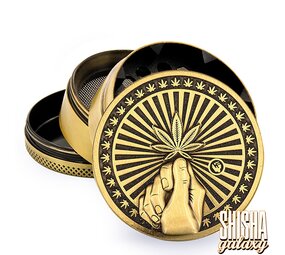 Fire Flow Metall Grinder - Hope - Ø 50 mm - 4 Teilig - Gold Fire Flow Metall Grinder - Hope - Ø 50 mm - 4 Teilig - Gold