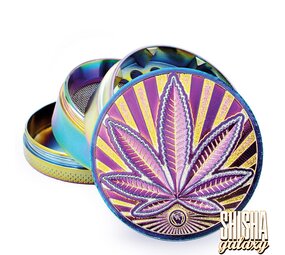 Fire Flow Metall Grinder - Icy Highlife - Ø 50 mm - 4 Teilig - Rainbow Fire Flow Metall Grinder - Icy Highlife - Ø 50 mm - 4 Teilig - Rainbow