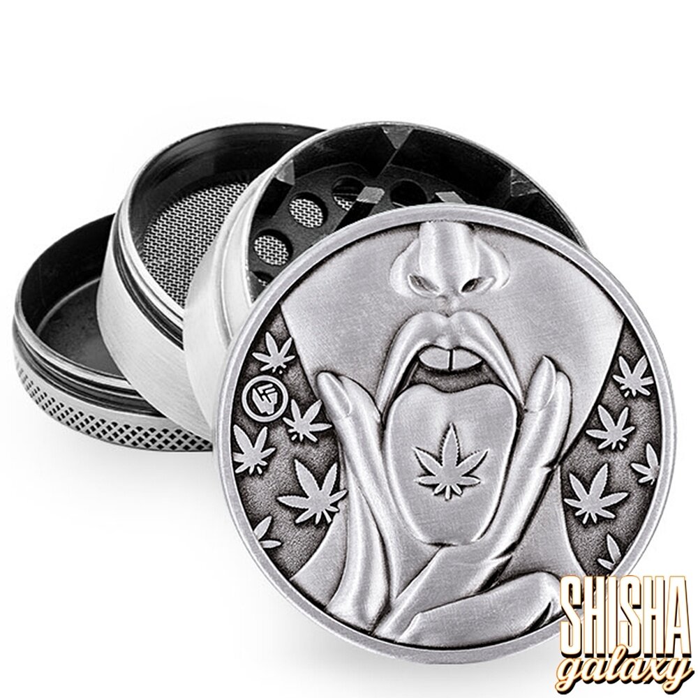 Fire Flow Fire Flow - Metall Grinder - 420 Girl - Ø 50 mm - 4 Teilig - Silver Fire Flow Fire Flow - Metall Grinder - 420 Girl - Ø 50 mm - 4 Teilig - Silver