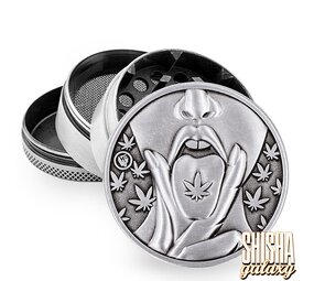 Fire Flow Metall Grinder - 420 Girl - Ø 50 mm - 4 Teilig - Silver Fire Flow Metall Grinder - 420 Girl - Ø 50 mm - 4 Teilig - Silver