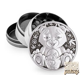 Fire Flow Metall Grinder - 420 Teddy - Ø 50 mm - 4 Teilig - Silver Fire Flow Metall Grinder - 420 Teddy - Ø 50 mm - 4 Teilig - Silver