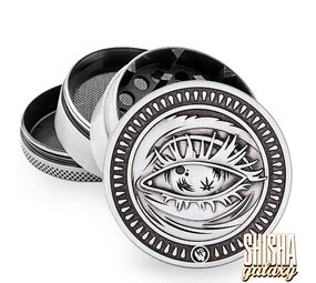 Fire Flow Metall Grinder - Faded - Ø 50 mm - 4 Teilig - Silver