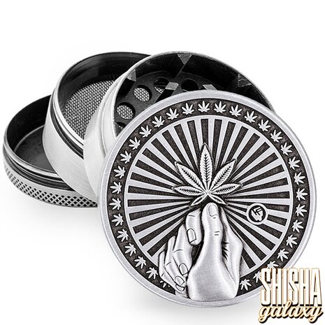 Fire Flow Fire Flow - Metall Grinder - Hope - Ø 50 mm - 4 Teilig - Silver Fire Flow Fire Flow - Metall Grinder - Hope - Ø 50 mm - 4 Teilig - Silver